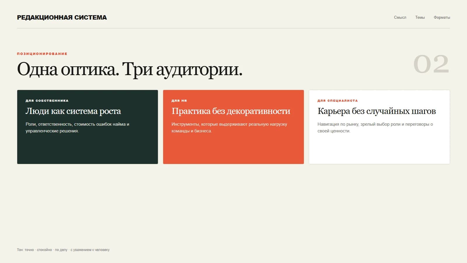Редакционная карта экспертных тем